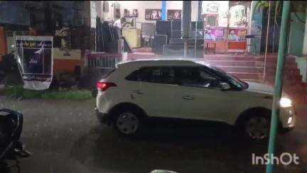 చిలకలూరిపేట పట్టణంలో భారీ వర్షం
