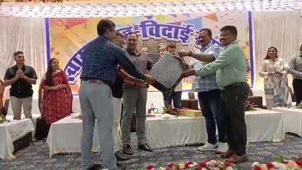 गुमला: स्वर्ण भूमि में नए पुलिस कप्तान का स्वागत और निवर्तमान पुलिस अधीक्षक का विदाई समारोह आयोजित