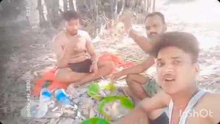 मढ़ौरा: मोथहां बगीचे में शराब पीकर वीडियो वायरल करने और आग लगाने के मामले की जांच में जुटी पुलिस