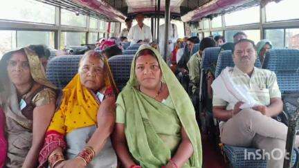 रायसेन: रायसेन जिले से लगभग 30 हजार से अधिक महिलाओं को बसों से भोपाल कार्यक्रम स्थल के लिए किया रवाना