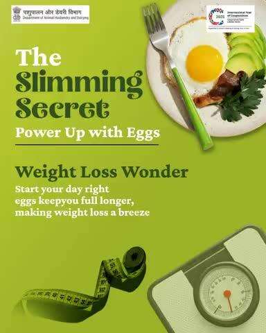 Start your day with the slimming power of eggs! 

Packed with protein, eggs keep you fuller for longer, reduce cravings, and support weight loss naturally. A simple, healthy choice for a fitter you!
#SlimmingSecret #EggBenefits