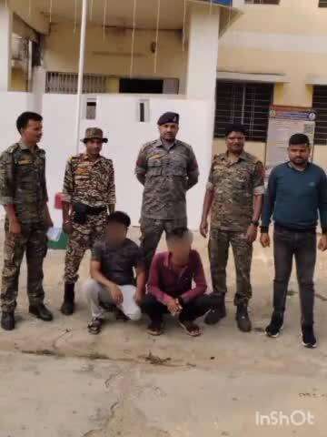 ग्राम मानेगांव से सट्टा लिख रहे दो आरोपी बिरसा पुलिस द्वारा गिरफ्तार, न्यायालय ने भेजा जेल
