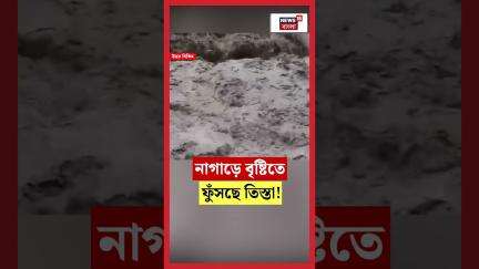 নাগাড়ে বৃষ্টিতে ফুঁসছে Teesta! | N18S | #shorts