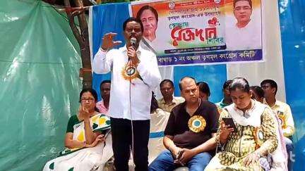বর্ধমান ২: বাঘার ১অঞ্চল তৃনমূল কংগ্রেস কমিটির পক্ষ থেকে স্বেচ্ছায় রক্তদান শিবিরের আয়োজন, উপস্থিত বিধায়ক