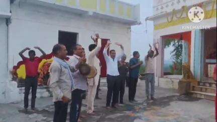 बिलासपुर: बिलासपुर के मां बिरासिनी मंदिर में श्री राम नाम संकीर्तन किया गया