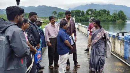 திருவட்டாறு: பேச்சிப்பாறை அணையில் மாவட்ட ஆட்சியர் ஆய்வு