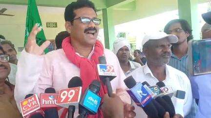 శ్రీకాకుళం: బిడిమిలో కార్గో ఎయిర్‌పోర్టు నిర్మాణానికి వ్యతిరేకంగా ర్యాలీ నిర్వహించిన సీపీఎం జిల్లా ప్రధాన కార్యదర్శి డి గోవిందరావు