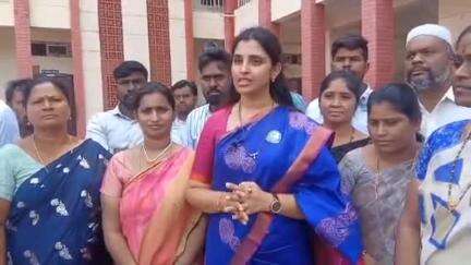 పులివెందుల: YCP ప్రభుత్వం అధికారంలో ఉన్నప్పుడే పాఠశాలల అభివృద్ధి జరిగింది: పులివెందులలో YCP రాష్ట్ర అధికార ప్రతినిధి శ్యామల