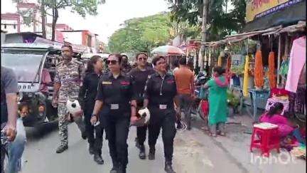 কোচবিহার ১: বিশ্ব তামাক বর্জন দিবস উপলক্ষে বিভিন্ন স্কুল কলেজের সামনে দোকানগুলোতে অভিযান চালালো কোতোয়ালী থানার টাউন বাবু