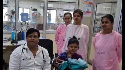 सोहागपुर: जिला चिकित्सालय में डॉक्टरों ने 7 माह की कमजोर बच्ची को दी नई जिंदगी, SNCU प्रभारी ने दी जानकारी