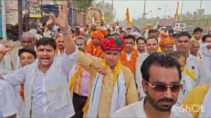धौलपुर: अहिल्याबाई होल्कर की 320वीं जयंती के मौके पर निकाली गई शोभायात्रा