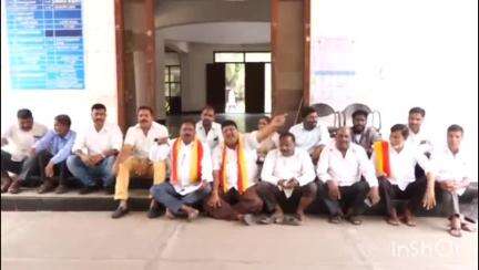 ಶಿವಮೊಗ್ಗ: ಕನ್ನಡ ಭಾಷೆ ಬಗ್ಗೆ ವಿವಾದಾತ್ಮಕ ಹೇಳಿಕೆ, ನಟ ಕಮಲ್ ಹಾಸನ್ ವಿರುದ್ಧ ನಗರದಲ್ಲಿ ಕರುನಾಡು ಸಂರಕ್ಷಣಾ ವೇದಿಕೆ ಪ್ರತಿಭಟನೆ