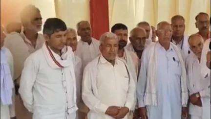 नारनौल: कोरियावास मेडिकल कॉलेज का नाम बदलवाने के लिए ग्रामीणों का धरना 25वें दिन भी जारी