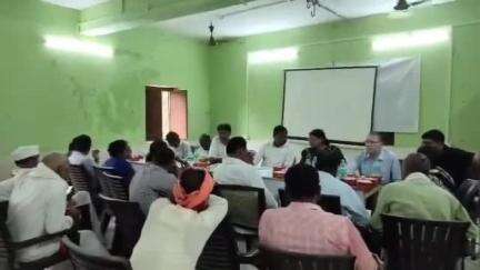 बाढ़: बाढ़ प्रखंड के प्रमुख कार्यालय के सभागार में पहली बार हुई 20 सूत्री की बैठक