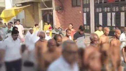 सनावद: सनावद में चतुर्विद संघ के सानिध्य में मां जिनवाणी की पालकी यात्रा निकालकर श्रुत पंचमी महोत्सव मनाया गया