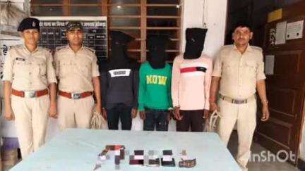 अमनौर: फिरोजपुर में आपराधिक घटना की योजना बना रहे तीन अपराधी हथियारों के साथ गिरफ्तार