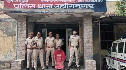 भरतपुर: उद्योग नगर थाना पुलिस ने 10 हजार रुपए के इनामी बदमाश को किया गिरफ्तार