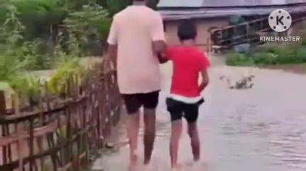 বোকাখাত: হঠাৎ বৃদ্ধি কালীয়নি নৈৰ জলপৃষ্ঠ, বকিয়ালত আতংকিত প্ৰায় ৫০০ ৰো অধিক পৰিয়াল