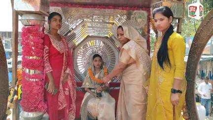 छिबरामऊ पूर्वी बाईपास से पश्चिमीबाई पास नहर कोठी तक अहिल्याबाई होल्कर की जयंती पर निकाली गई धूमधाम से यात्रा