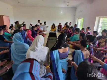 नवा बाज़ार: नाव बाजार प्रखंड विकास पदाधिकारी को चुपी तोड़ो ने दिलाई शपथ