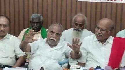 திருச்சி: மதுவை அகற்றுவதற்கான  அதிகாரத்தை ஒன்றிய அரசு தனது கையில் வைத்துள்ளது - மது மறுப்பு மக்கள் இயக்கத்தினர் மத்திய பேருந்து நிலையம் அருகே கோரிக்கை