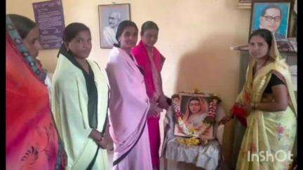 निलंगा: पुण्यश्लोक अहिल्यादेवी होळकर यांच्या त्रिशताब्दी जयंतीनिमित्त वंजारवाडाग्रामपंचायतीत उत्कृष्टकार्यकरणाऱ्यामहिलांचासत्कार