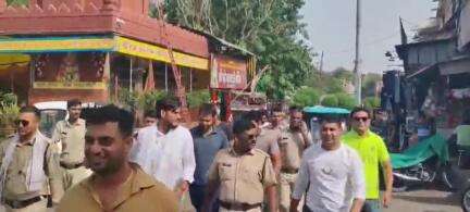 मंदसौर: अंबेडकर के झंडे का अपमान करने के मामले में पुलिस ने 6 आरोपियों को किया गिरफ़्तार, गांधी चौराहा क्षेत्र में निकाला जुलूस