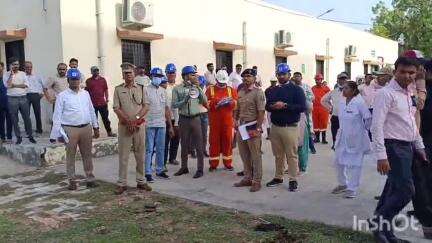 વઢવાણ: આપરેશન શિલ્ડ અંતર્ગત ગાંધી હોસ્પિટલ ખાતે મોકડ્રીલ યોજાઇ