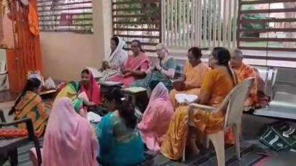 खंडवा नगर: खंडवा के ज्योति नगर स्थित हनुमान मंदिर में सुंदरकांड का आयोजन हुआ