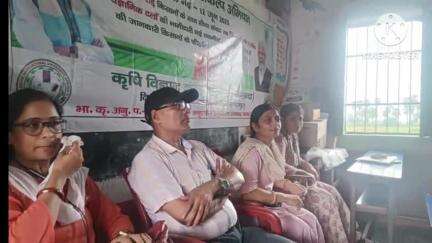 नगर नौसा: कैला पंचायत में किसानों को दिया गया एक दिवसीय प्रशिक्षण