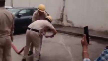 अम्बाला: अंबाला छावनी में मॉक ड्रिल का आयोजन, दिखाई गई आकस्मिक आपदा