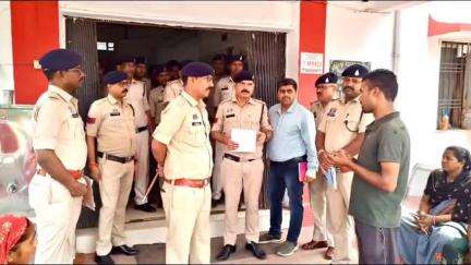 बलौदा: नव पदस्थ SP विजय पाण्डेय ने थाना बलौदा का वार्षिक निरीक्षण किया