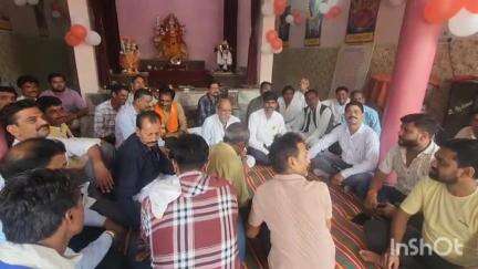 विदिशा नगर: अहिल्याबाई होल्कर की 300वीं जयंती पर मंडी के विंध्यवासिनी मंदिर में पाल समाज का आयोजन