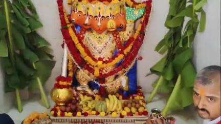 सुमेरपुर: नोवी गांव में पंचमुखी हनुमानजी मंदिर की प्राण प्रतिष्ठा का हुआ आयोजन