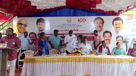 பழனி: ஊராட்சி ஒன்றிய அலுவலகத்தில் கலைஞரின் கனவு இல்ல திட்ட பயனாளிகளுக்கு பணி ஆணை வழங்கும் விழா நடைபெற்றது