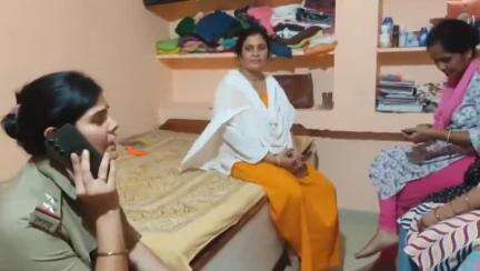 लहार: लहार की लक्ष्मी कौरव को ग्वालियर में पुलिस ने किया नज़रबंद