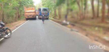 कोरची: अद्यात ट्रकचा धडकेत पत्नी ठार पती गंभीर जखमी, कोरची-कूरखेडा मार्गावर ढोलीगोटा वळणावरील घटणा