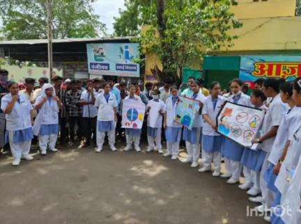 झाबुआ: जिला चिकित्सालय परिसर में 'विश्व तम्बाकू निषेध दिवस' पर कार्यक्रम का हुआ आयोजन