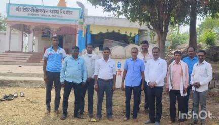 सालेकसा: श्री त्रिलोकेश्वरधाम हलबिटोला येथे सिमेंट रस्त्याचे भूमिपूजन