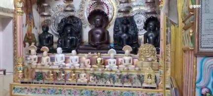 खंडवा नगर: श्रुत पंचमी पर सराफा स्थित जैन मंदिर में हुआ आयोजन