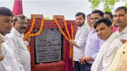 आहोर: वाल्मीकि समाज बस्ती में विधायक ने सभा भवन का किया भूमि पूजन