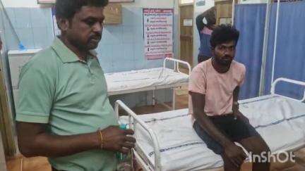 రోడ్డు ప్రమాదంలో ముగ్గురు యువకులు తీవ్రంగా గాయపడ్డ సంఘటన శనివారం రాత్రి నిమనపల్లి మండలంలో జరిగింది :