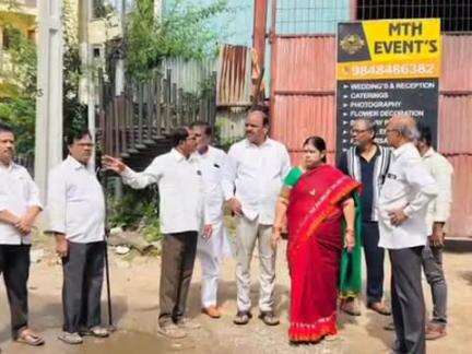 పటాన్​​చెరు: రామచంద్రాపురం డివిజన్ సాయి నగర్ కాలనీలో బస్తీ దర్శన్ : కార్పొరేటర్ బూరుగడ్డ పుష్ప నగేష్