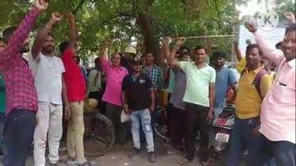 गोलमुरी-सह-जुगसलाई: बर्मामाइंस में हाईवे चालकों का मेहनताना बढ़ाने की मांग को लेकर प्रदर्शन