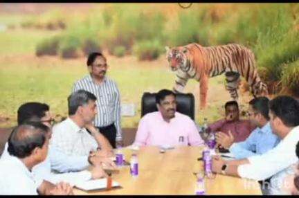 चंद्रपूर: वाघांच्या होणाऱ्या हल्ल्यांवर नियंत्रण मिळवण्यासाठी आवश्यक कार्यवाही करा : आ. मुनगंटीवार ,रामबाग विश्रामगृहात बैठक