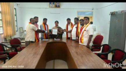 ಮುಳಬಾಗಿಲು: ಕಮಲ್ ಹಾಸನ್ ವಿರುದ್ಧ ಕ್ರಮಕ್ಕೆ ಪಟ್ಟಣದಲ್ಲಿ ಕರವೇ ಒತ್ತಾಯ