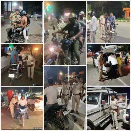 कटिहार जिलान्तर्गत आमजनों की सुरक्षा एवं अपराध नियंत्रण हेतु पूरे जिले में विशेष वाहन चेकिंग/रोको टोको अभियान जारी......