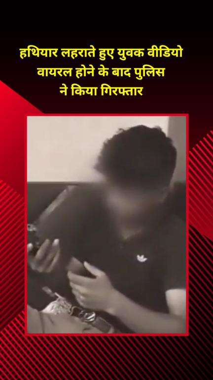 सीलमपुर: हथियार लहराते हुए युवक का वीडियो वायरल होने के बाद पुलिस ने किया गिरफ्तार