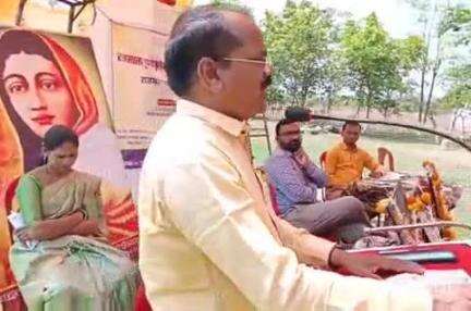 वरोरा: पुण्यश्लोक अहिल्यादेवी होळकर जयंती निमित्त आनंदवन चौक येथून काढण्यात आली रॅली