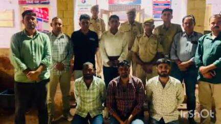 लोहावट: ऑपरेशन 'धरकरभर' के तहत डीएसटी फलोदी व लोहावट पुलिस को मिली बड़ी सफलता, कुख्यात 0029 गैंग के तीन गुर्गे गिरफ्तार